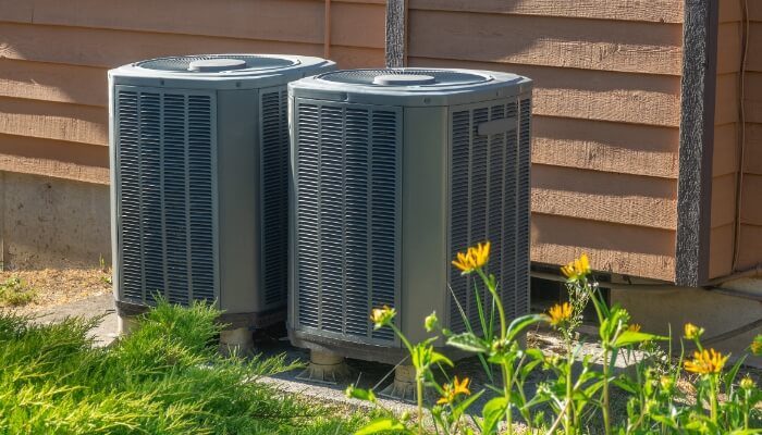 Hvac Units Outside House